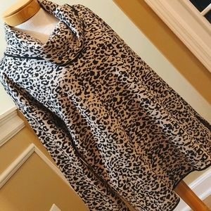 Calvin Klein leopard sweater -never worn
